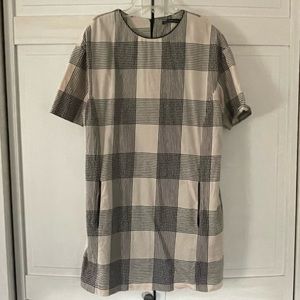 Zara Plaid Shift Dress